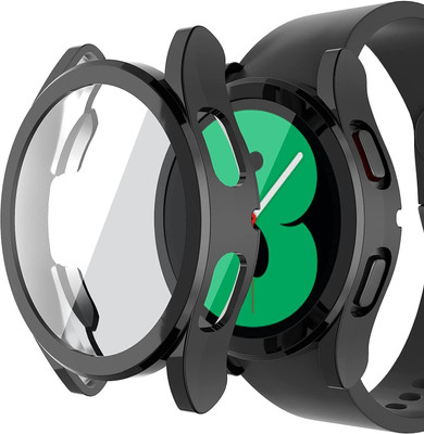 Setster Edge To Edge Screen Guard for Samsung Watch 4, 44MM, Black(Pack of 1)