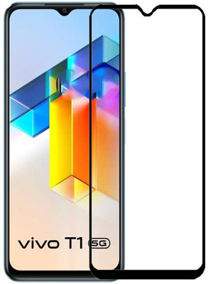 ASMANTIC Edge To Edge Tempered Glass for VIVO T1 5G, VIVO Y75 5G, VIVO Y51, VIVO Y51A, VIVO Y53S, VIVO Y72 5G(Pack of 1)