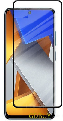 GDBUY Edge To Edge Tempered Glass for POCO M4 Pro, 16.33 cm (6.43 inch)(Pack of 1)