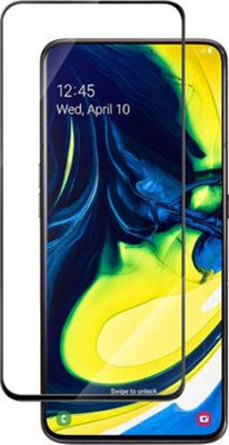 DMJHP Edge To Edge Tempered Glass for Samsung Galaxy A80(Pack of 1)