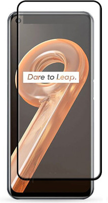 ASMANTIC Edge To Edge Tempered Glass for REALME 9i(Pack of 1)