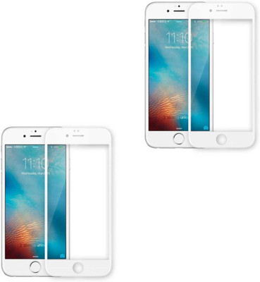 Nathaccessories Edge To Edge Tempered Glass for Apple iPhone 6(Pack of 2)