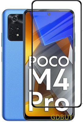 GDBUY Edge To Edge Tempered Glass for POCO M4 Pro, 16.33 cm (6.43 inch)(Pack of 1)