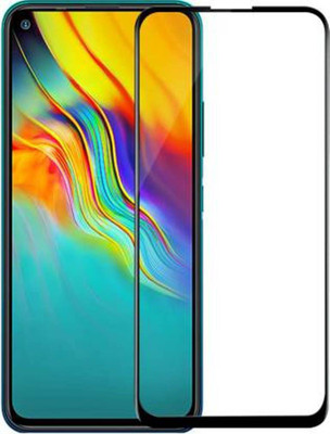 DMJHP Edge To Edge Tempered Glass for Infinix hot 9(Pack of 1)