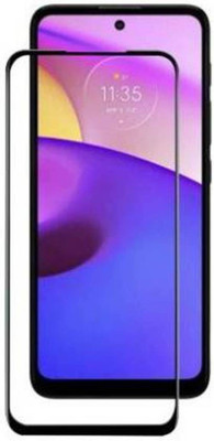 DMJHP Edge To Edge Tempered Glass for Motorola E40(Pack of 1)