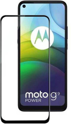 DMJHP Edge To Edge Tempered Glass for Moto G9 Power(Pack of 1)