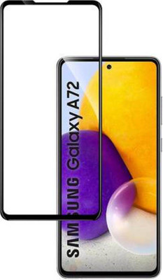 DMJHP Edge To Edge Tempered Glass for Samsung Galaxy A72(Pack of 1)