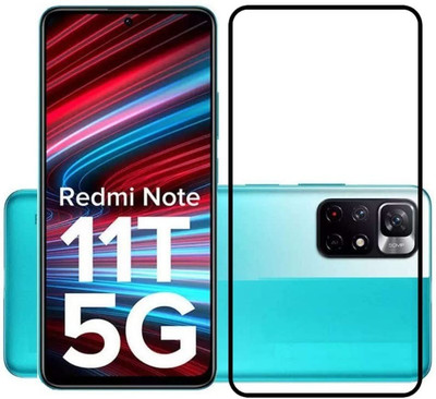 Flipkart SmartBuy Edge To Edge Tempered Glass for MI REDMI NOTE 11, MI REDMI NOTE 11T(Pack of 1)