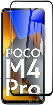 GDBUY Edge To Edge Tempered Glass for POCO M4 Pro, 16.33 cm (6.43 inch)(Pack of 1)