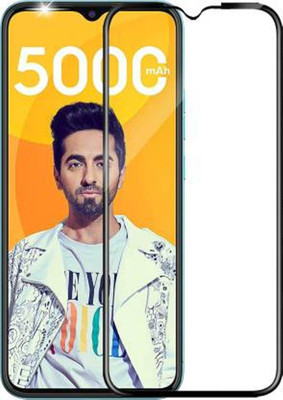 DMJHP Edge To Edge Tempered Glass for Tecno Spark Go 2021(Pack of 1)