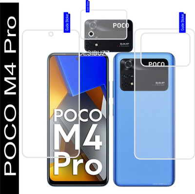 DESIBUZZ Impossible Screen Guard for POCO M4 Pro, POCO M4 Pro Camera Lens(Pack of 3)