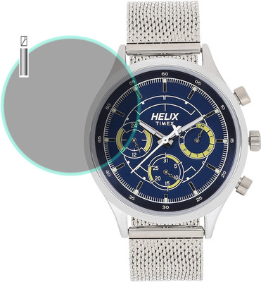 EJZATI Screen Guard for helix Analog Blue Dial Men's Watch-TW003HG26(Pack of 1)