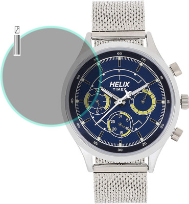 EJZATI Screen Guard for helix Analog Blue Dial Men's Watch-TW003HG26(Pack of 1)