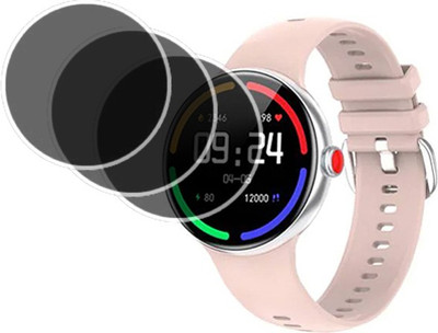 QZXCEON Screen Guard for Fire-Boltt Ultron AMOLED 390x390 SMARTWATCH SCREEN GUARD(Pack of 3)