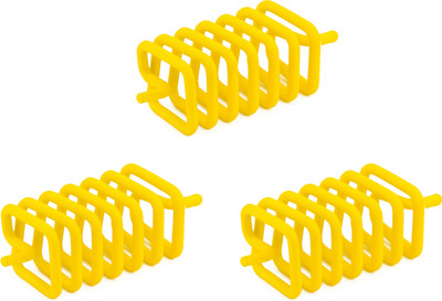 vastu-vigyan Vastu Yellow Square Spring Anti-Clockwise / Vastu Remedy { Pack of 3 } Decorative Showpiece  -  5 cm(Metal, Yellow)