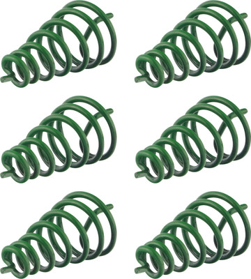 vastu-vigyan GREEN CONE SPRING ANTI-CLOCKWISE USE TO BOOST OF THE ENERGY FIELD ( PACK-06) Decorative Showpiece  -  5 cm(Metal, Green)