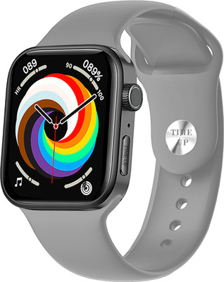Time Up Premium Look Multi Dial/Menu,Fresh Arrival BT Calling ,Music,Health & Fitness Smartwatch(Grey Strap, M)