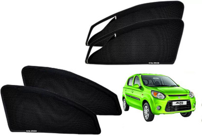 RAKRISH Rear Window, Side Window Sun Shade For Maruti Suzuki Alto 800(Black)