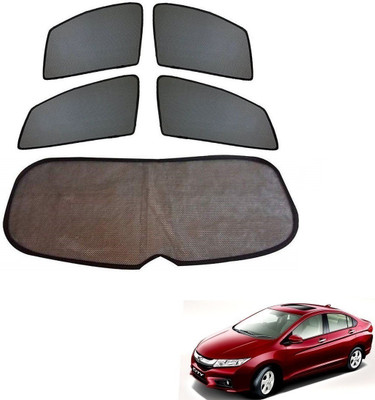 KOZDIKO Side Window, Rear Window Sun Shade For Honda City(Black)