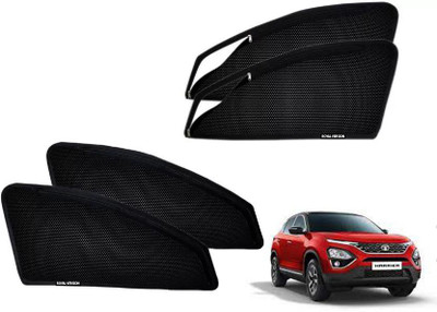 RAKRISH Rear Window, Side Window Sun Shade For Tata Harrier(Black)