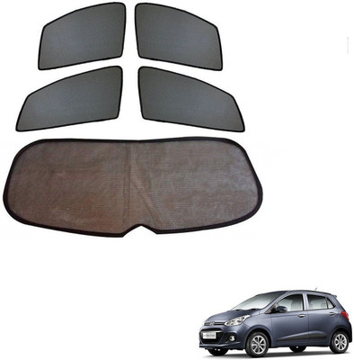 KOZDIKO Side Window, Rear Window Sun Shade For Hyundai Grand i10(Black)