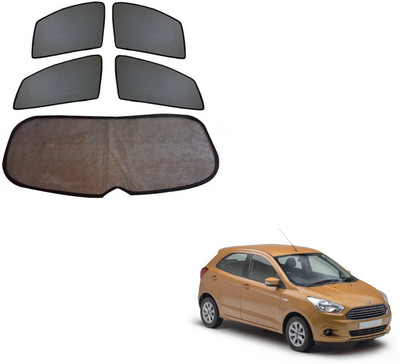 KOZDIKO Side Window, Rear Window Sun Shade For Ford Figo(Black)