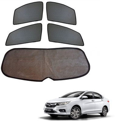 KOZDIKO Side Window, Rear Window Sun Shade For Honda City(Black)