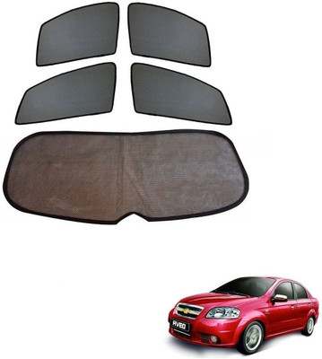 KOZDIKO Side Window, Rear Window Sun Shade For Chevrolet Aveo(Black)