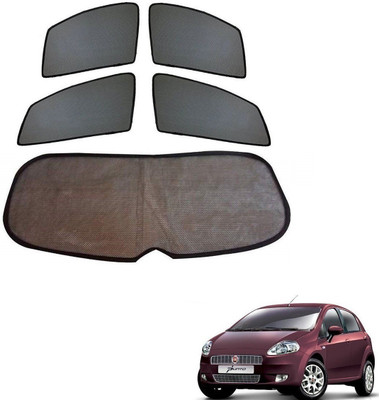 KOZDIKO Side Window, Rear Window Sun Shade For Fiat Punto(Black)