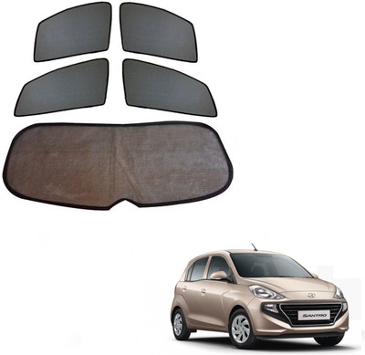 KOZDIKO Side Window, Rear Window Sun Shade For Hyundai Santro(Black)