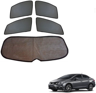 KOZDIKO Side Window, Rear Window Sun Shade For Honda Civic(Black)
