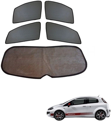 KOZDIKO Side Window, Rear Window Sun Shade For Fiat Abarth Punto(Black)