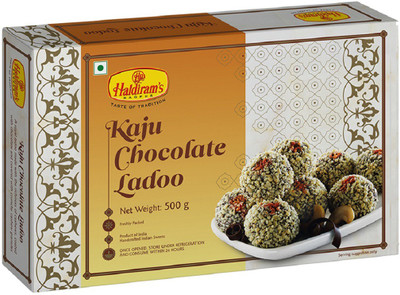 Haldiram's Nagpur Kaju Chocolate Ladoo (Pack of 2) Box(2 x 0.5 kg)
