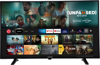 View Croma 108 cm (43 inch) Full HD LED Smart TV(CREL7365)  Price Online