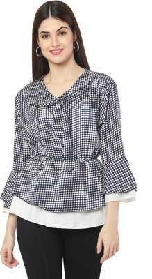 Shyammc Formal Printed Women Multicolor Top