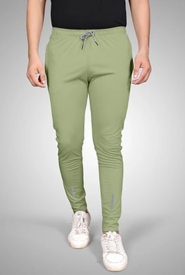 ynam Relaxed Men Light Green Trousers