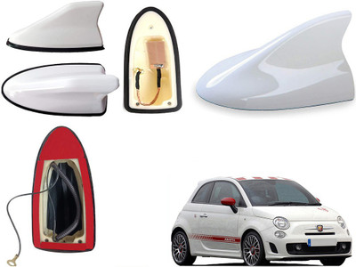 EXCHANGE CARTRENDING Antenna_Wht_Fiat 500 Abarth Shark Fin Roof top Signal Receiver AM/FM Antenna for Fiat 500 Abarth Hidden Vehicle Antenna