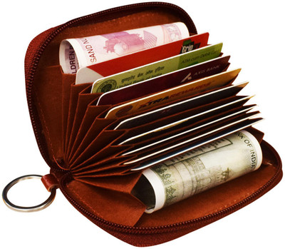 ABYS Men & Women Casual, Ethnic, Evening/Party, Formal, Travel, Trendy Brown Genuine Leather Wallet(9 Card Slots)