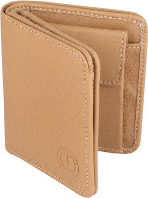 TnW Men Casual Beige Artificial Leather Wallet(6 Card Slots)