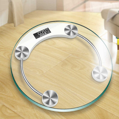 QNOVE Human Body Weight Machine- electronic weighing scale 108/CQAA Weighing Scale(Transparent)