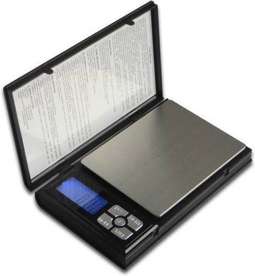 NIVAYO NoteBook Scale 500 gram (500g x 0.01g) Notebook / Diary Series Pocket Scale for Jewellery Gems Household Weighing Weighing Scale (Black) Weighing Scale (Black)TM-100 Weighing Scale(Black, Multicolor)