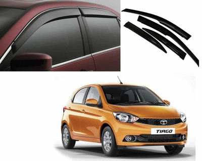 zrafashion For Non-convertibles Front, Rear Wind Deflector(Tinted Tata Tiago)