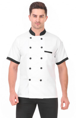 Kodenipr Club Cotton, Polyester Chef's Apron - XL(White, Single Piece)