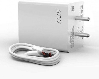 Sendrata 67 W 3 A Wall Charger for Mobile with Detachable Cable(White, Cable Included)