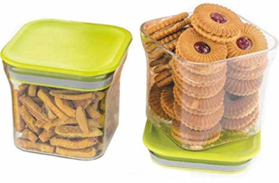 Analog Kitchenware Polypropylene Grocery Container  - 550 ml(Pack of 2, Green)