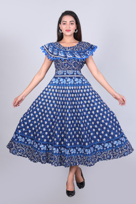 HIMCARE Flared/A-line Gown(Blue)