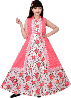 NEW TREND COLLECTION Flared/A-line Gown(Pink)