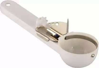 hurrio Plastic Ice-cream SpoonServing Hand Spade Scoop (White Color ) Kitchen Scoop