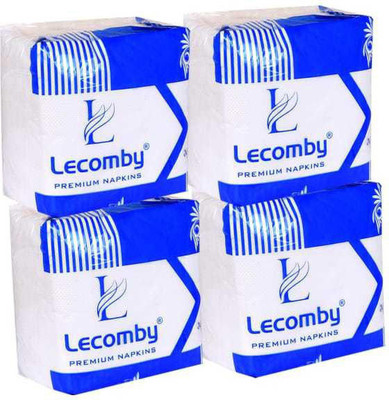 lecomby Lec-4 Blue Paper Napkins(4 Sheets)