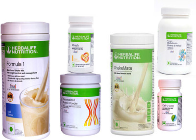 HERBALIFE FORMULA1 PROTIEN 200 AFRESH ENERGY DRINK GINGER SHAKEMATE CELL U LOSS+ F2 Protein Shake(1.35 kg, KULFI, GINGER)